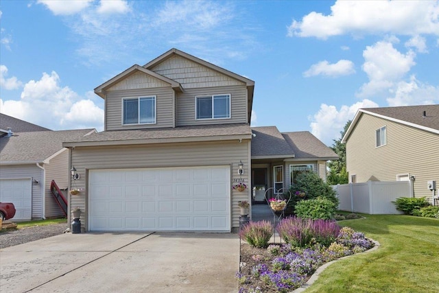 14316 E 31st Ln, Veradale, WA 99037 - view of front of property with concrete driveway and a garage