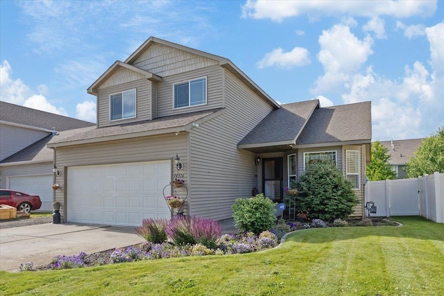 14316 E 31st Ln, Veradale, WA 99037 - view of front of property featuring concrete driveway, an attached garage, and a shingled roof