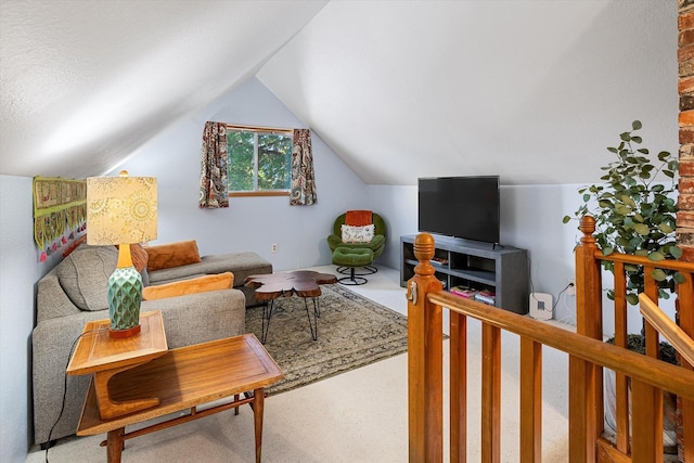 5003 N Normandie St, Spokane, WA 99205 - living room featuring vaulted ceiling