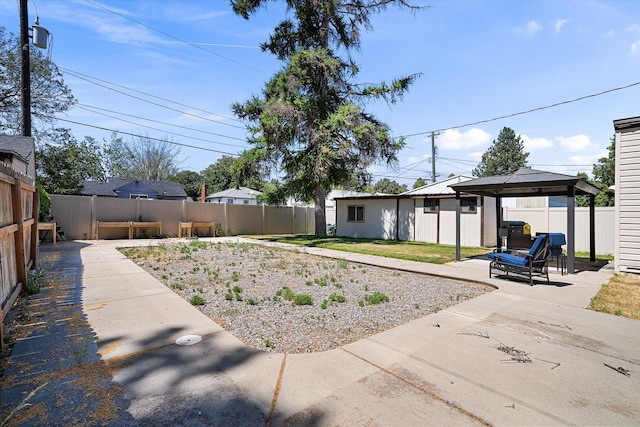 5003 N Normandie St, Spokane, WA 99205 - fenced backyard featuring a gazebo and a patio