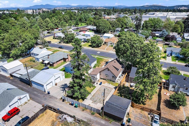 5003 N Normandie St, Spokane, WA 99205 - aerial perspective of suburban area featuring a mountain backdrop