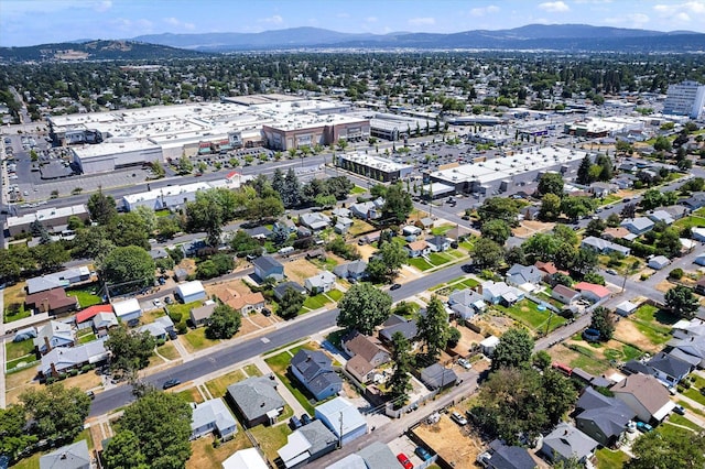 5003 N Normandie St, Spokane, WA 99205 - aerial view of property and surrounding area featuring a mountainous background
