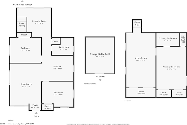 5218 E Commerce Ave, Spokane, WA 99212 - view of home floor plan
