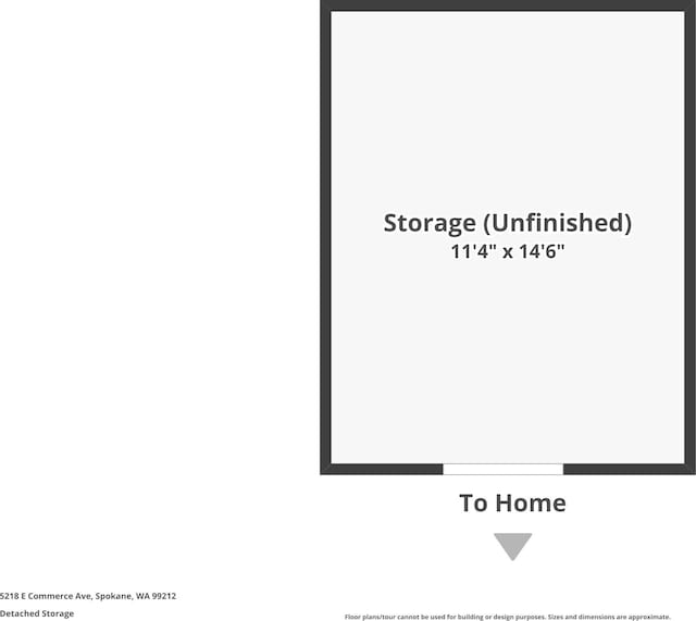 5218 E Commerce Ave, Spokane, WA 99212 - view of floor plan / room layout