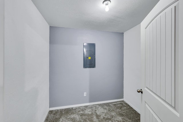 5885 Sandy Court Way, Nine Mile Falls, WA 99026 - carpeted empty room with electric panel and a textured ceiling