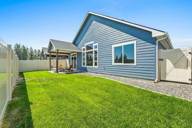 18096 N Morton Ct, Colbert, WA 99005 - rear view of property with a patio and a fenced backyard