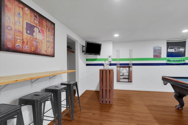 6914 N Jefferson St, Spokane, WA 99208 - bar with wood finished floors and recessed lighting