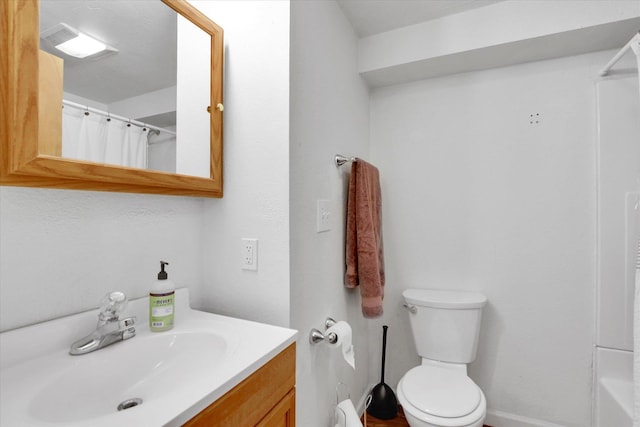 6914 N Jefferson St, Spokane, WA 99208 - full bathroom featuring vanity and a shower with shower curtain