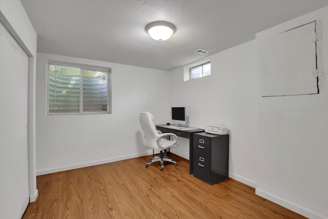 6914 N Jefferson St, Spokane, WA 99208 - office area with light wood finished floors and baseboards