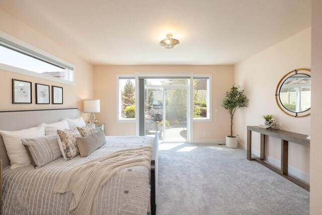705 W Basalt Ridge Dr, Spokane, WA 99224 - bedroom featuring access to exterior and carpet flooring