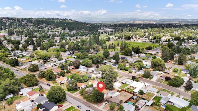 5704 N Milton St, Spokane, WA 99205 - aerial perspective of suburban area featuring a mountainous background