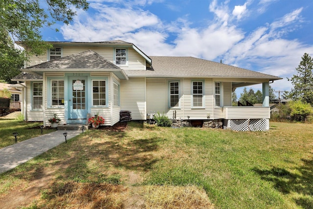 3504 W 2nd Ave, Spokane, WA 99224 - rear view of property featuring a lawn and roof with shingles