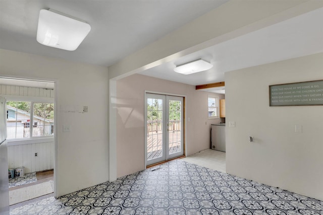 3504 W 2nd Ave, Spokane, WA 99224 - empty room with healthy amount of natural light and french doors