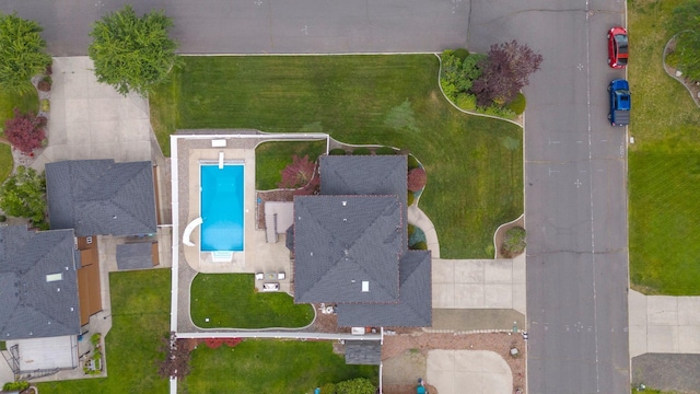 14 W Elcliff Ave, Spokane, WA 99218 - drone / aerial view of a pool area