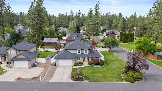 14 W Elcliff Ave, Spokane, WA 99218 - aerial perspective of suburban area
