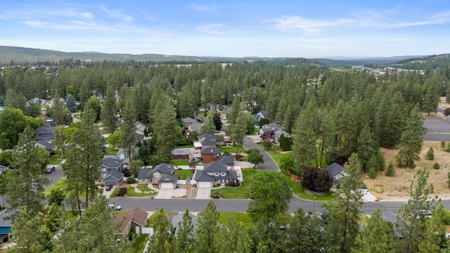 14 W Elcliff Ave, Spokane, WA 99218 - aerial view of property and surrounding area with nearby suburban area and mountains