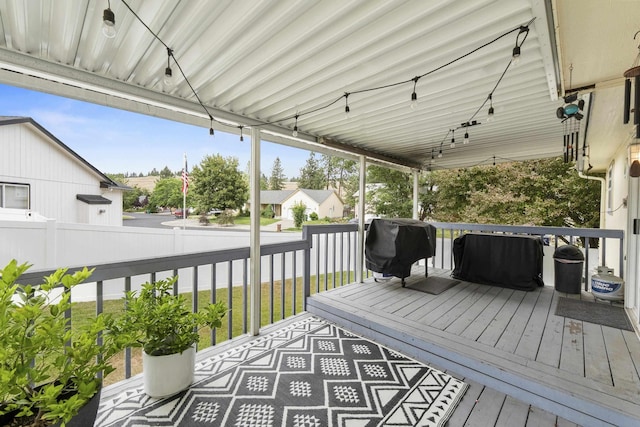 5706 W Excell Ave, Spokane, WA 99208 - wooden terrace featuring a grill