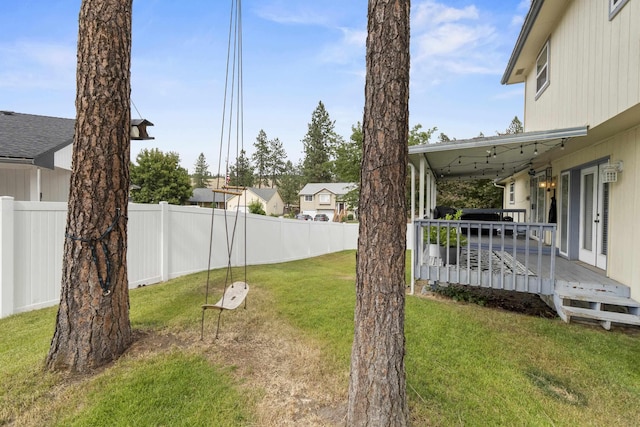 5706 W Excell Ave, Spokane, WA 99208 - view of yard with a wooden deck and a residential view