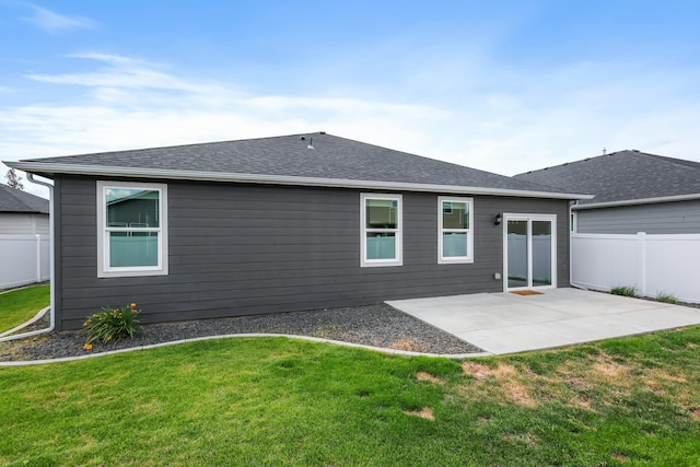 8410 W Sugar Ct, Cheney, WA 99004 - rear view of house featuring a patio and roof with shingles
