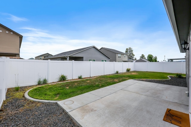 8410 W Sugar Ct, Cheney, WA 99004 - fenced backyard featuring a patio area