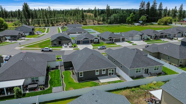 8410 W Sugar Ct, Cheney, WA 99004 - aerial perspective of suburban area with a forest
