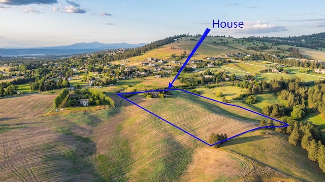 6624 S Ben Burr Rd, Spokane, WA 99223 - view of property location with property boundaries highlighted