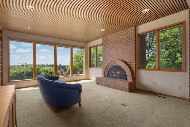 6624 S Ben Burr Rd, Spokane, WA 99223 - living room featuring plenty of natural light, carpet floors, and recessed lighting