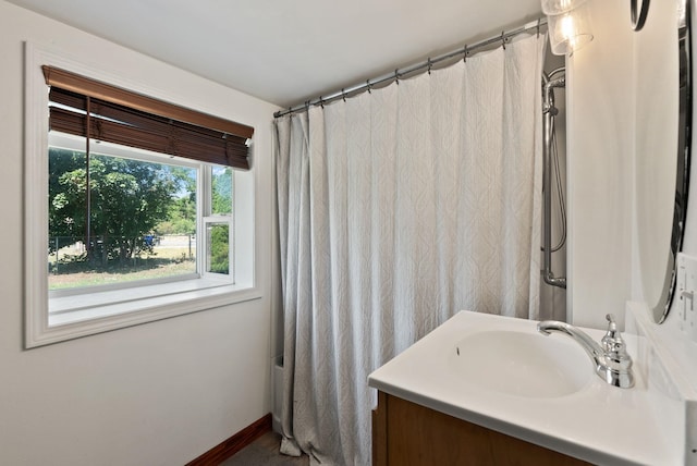2815 N Bowman Rd, Spokane Valley, WA 99212 - bathroom featuring vanity and shower / bath combination with curtain