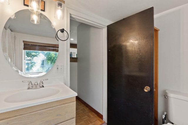 2815 N Bowman Rd, Spokane Valley, WA 99212 - bathroom featuring toilet and vanity