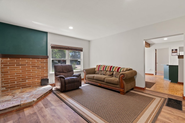 2815 N Bowman Rd, Spokane Valley, WA 99212 - living area with light wood-style flooring and recessed lighting