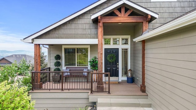8918 E Clearview Ln, Spokane, WA 99217 - entrance to property featuring covered porch