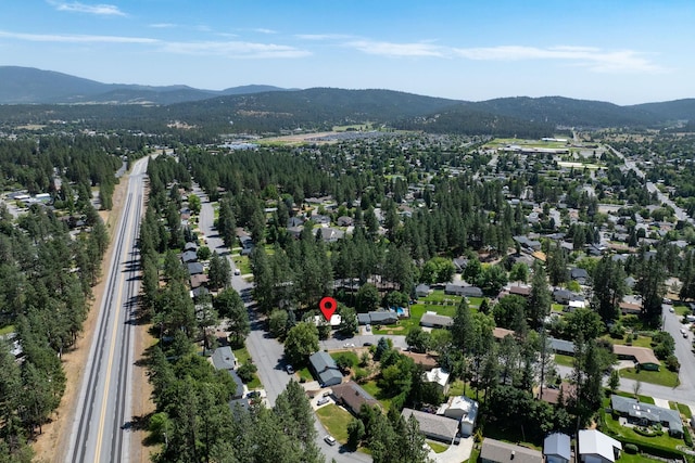 12524 E 20th Ave, Spokane Valley, WA 99216 - aerial view of property's location with a mountainous background