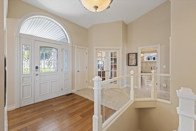 5106 E Glennaire Dr, Spokane, WA 99223 - entrance foyer featuring hardwood / wood-style floors and french doors