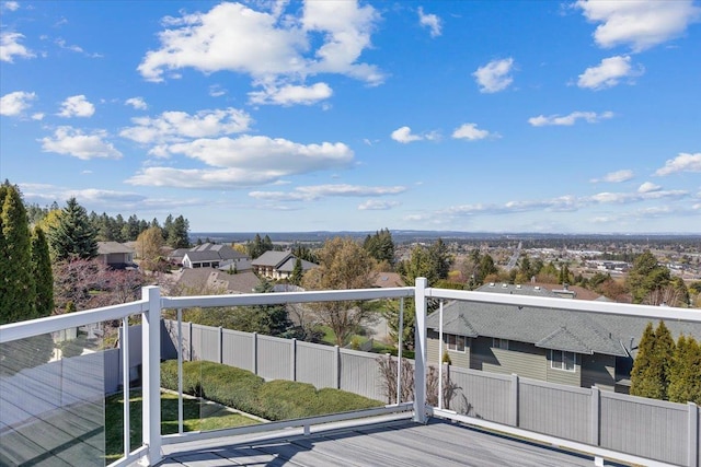 5106 E Glennaire Dr, Spokane, WA 99223 - balcony with a residential view