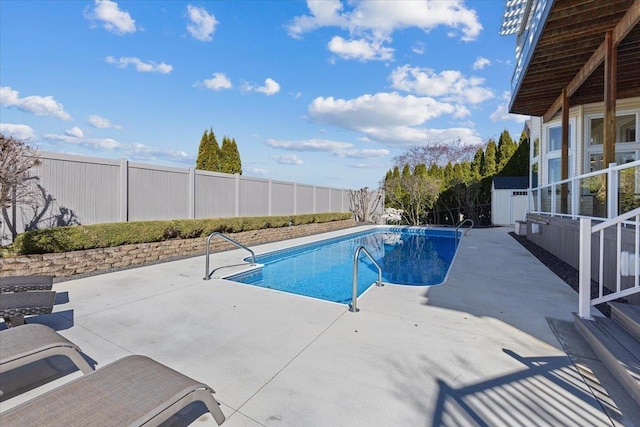 5106 E Glennaire Dr, Spokane, WA 99223 - view of swimming pool with a fenced backyard and a patio area