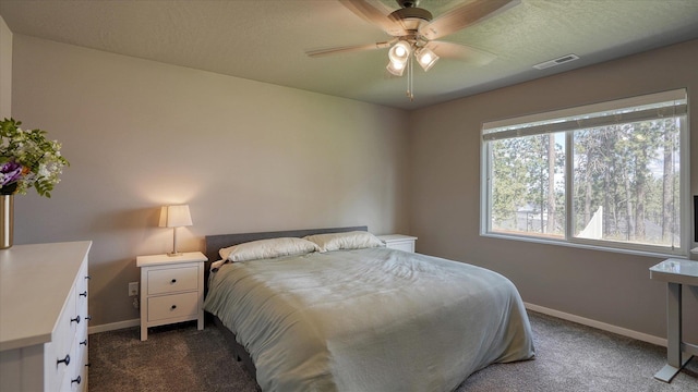 7169 S Parkridge Blvd, Spokane, WA 99224 - bedroom featuring dark carpet and a ceiling fan