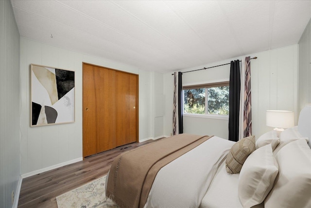 18822 E Montgomery Dr, Otis Orchards, WA 99027 - bedroom with wood finished floors and a closet