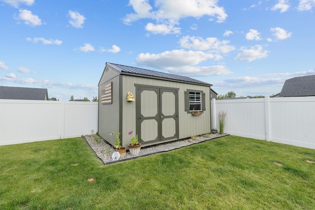 1024 W Staples Rd, Post Falls, ID 83854 - view of shed with a fenced backyard