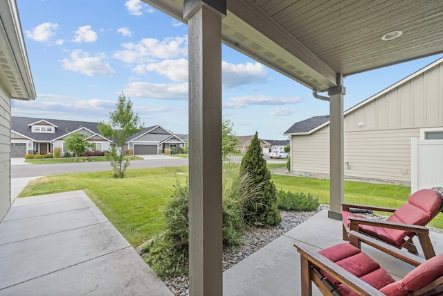 1024 W Staples Rd, Post Falls, ID 83854 - view of patio / terrace with a residential view