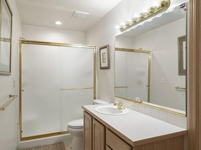 4332 S Greystone Ln, Spokane, WA 99223 - full bathroom featuring vanity and a shower stall