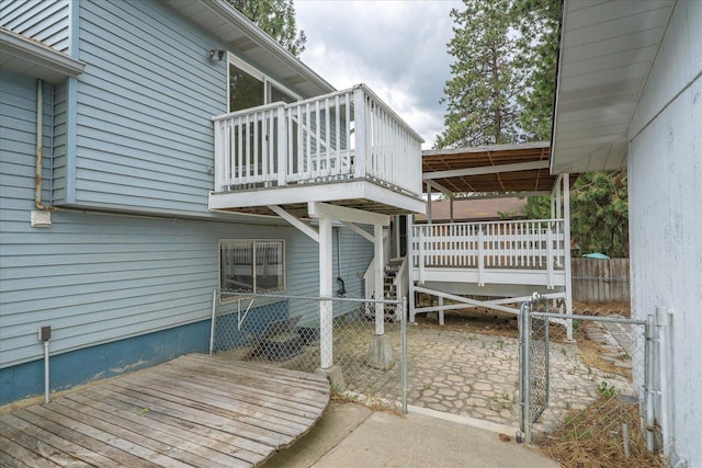 415 E Shiloh Hills Dr, Spokane, WA 99208 - wooden deck with a patio area