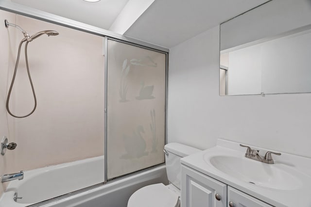 5504 N Post St, Spokane, WA 99205 - bathroom featuring bath / shower combo with glass door and vanity