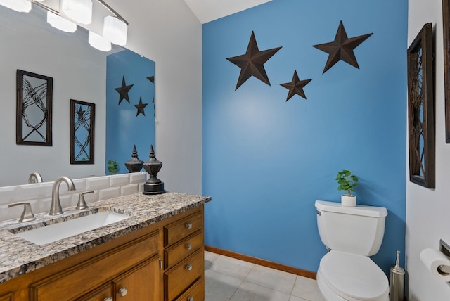 5321 Pinebrook Ct, Spokane, WA 99206 - half bath featuring vanity and tile patterned flooring