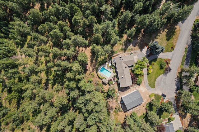 5321 Pinebrook Ct, Spokane, WA 99206 - aerial overview of property's location featuring a pool