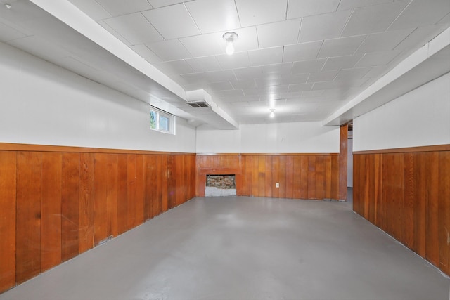 2509 W Upton Ave, Spokane, WA 99205 - below grade area featuring wooden walls and wainscoting