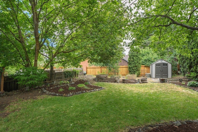 1501 S Maple St, Spokane, WA 99203 - fenced backyard featuring a storage shed
