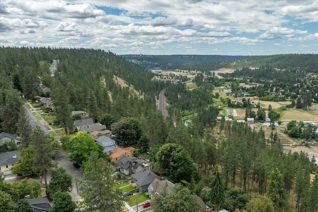 1501 S Maple St, Spokane, WA 99203 - aerial view of property's location featuring a forest and nearby suburban area