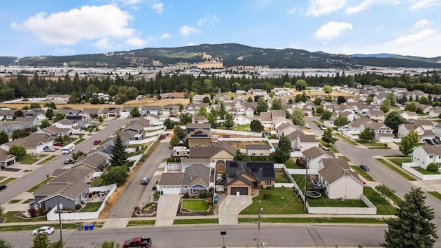 17309 E Baldwin Ave, Spokane Valley, WA 99016 - aerial view of residential area with mountains