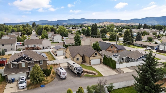 17309 E Baldwin Ave, Spokane Valley, WA 99016 - aerial view of residential area with a mountainous background