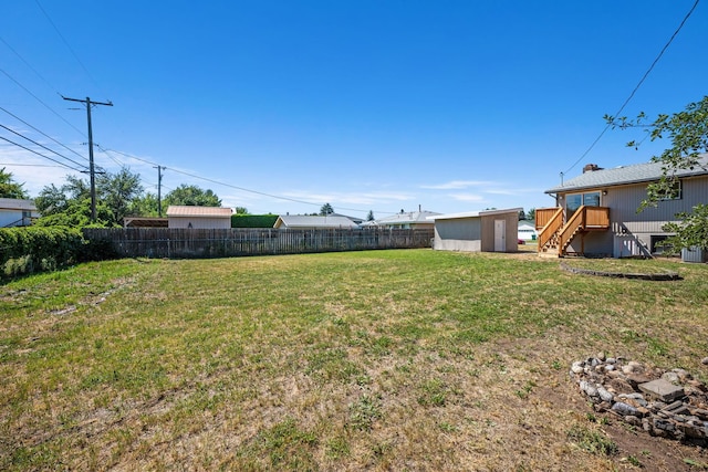 12024 E Buckeye Ave, Spokane Valley, WA 99206 - view of yard featuring stairs and a shed